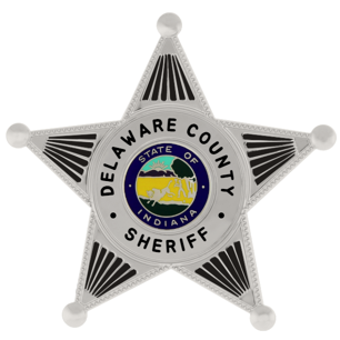 [DCSO-FLX891-V-SIL] Delaware Co. Sheriff Flex Badge